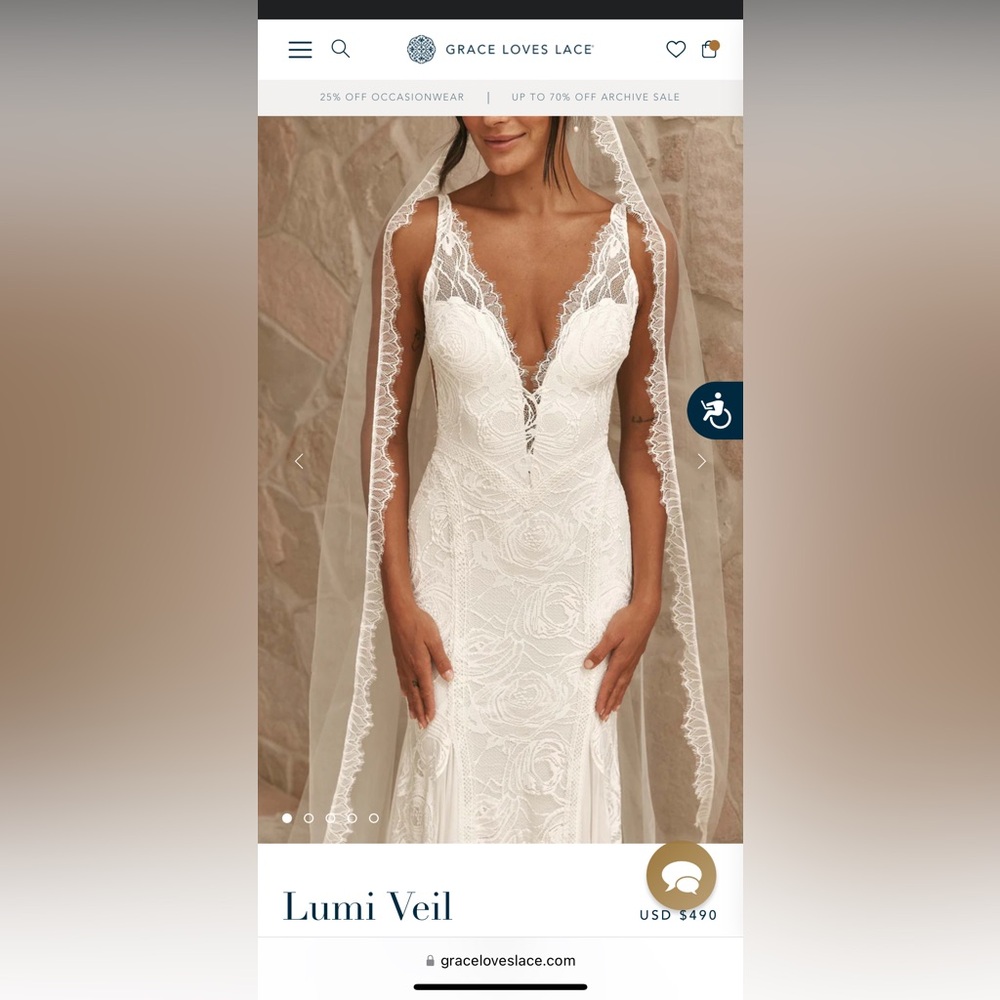 Grace loves pace lumi veil